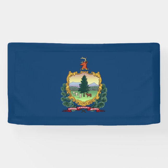 Banderoles Drapeau du Vermont (Horizontal)
