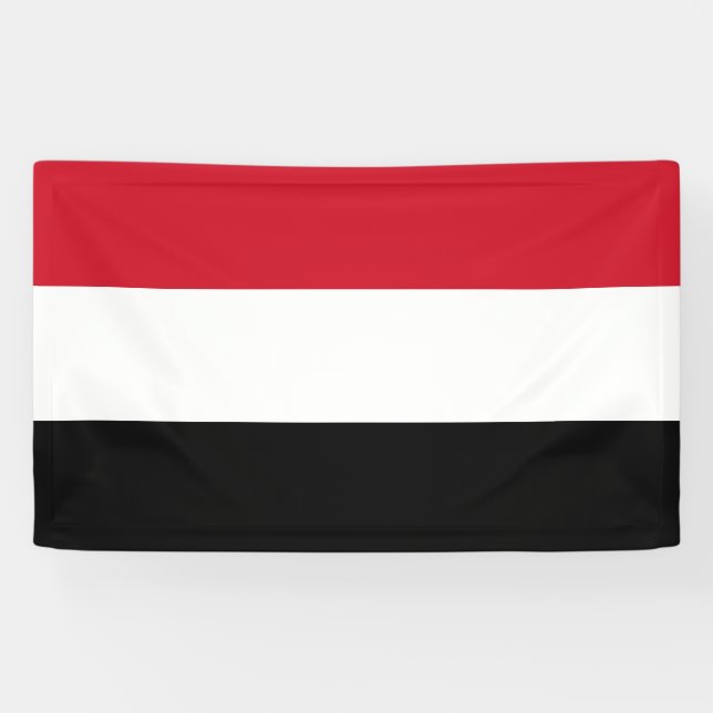 Banderoles Drapeau du Yémen (Horizontal)