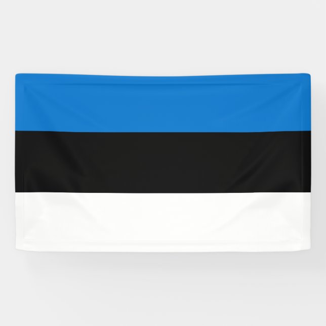 Banderoles Drapeau estonien (Horizontal)
