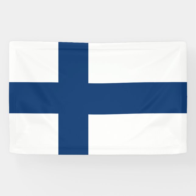 Banderoles Drapeau Finlande (Horizontal)