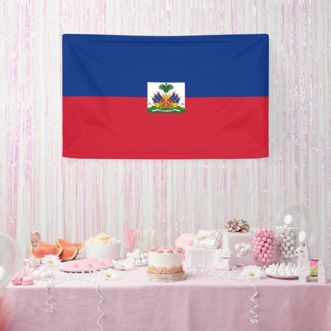 Banderoles Drapeau Haïti (Fête)