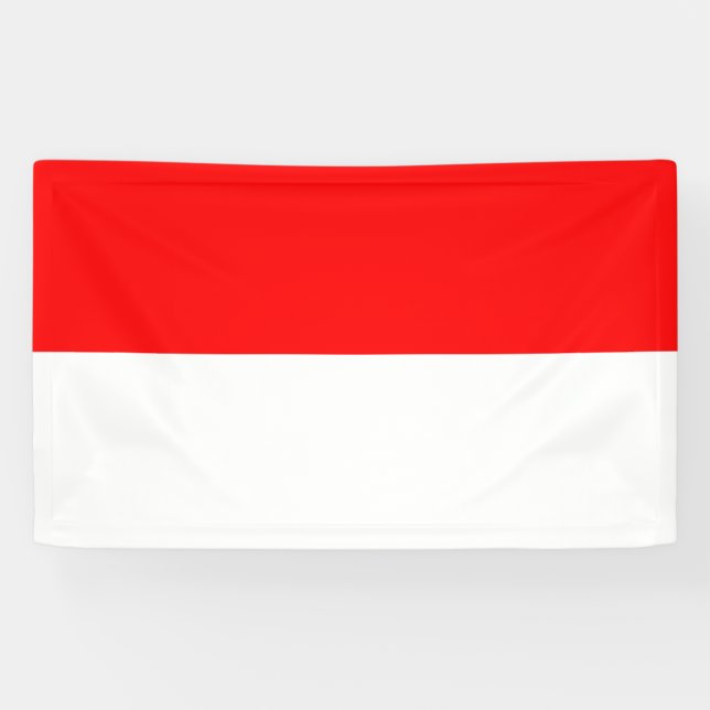 Banderoles Drapeau indonésien (Indonésie) (Horizontal)