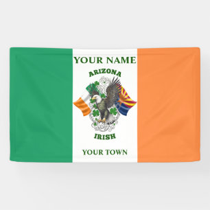 Banderoles Drapeau irlandais - Arizona Irish
