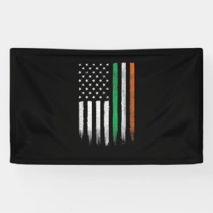 Banderoles Drapeau irlandais patriotique irlandais américain