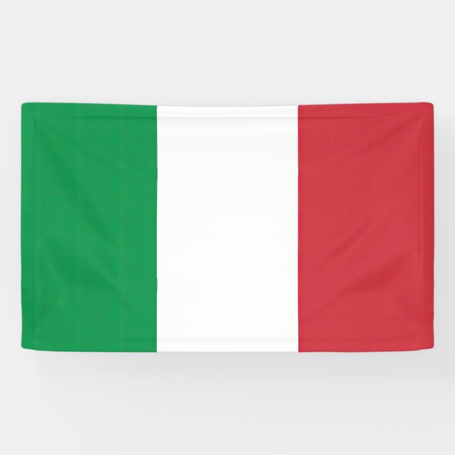 Banderoles Drapeau Italie Tricolore (Horizontal)