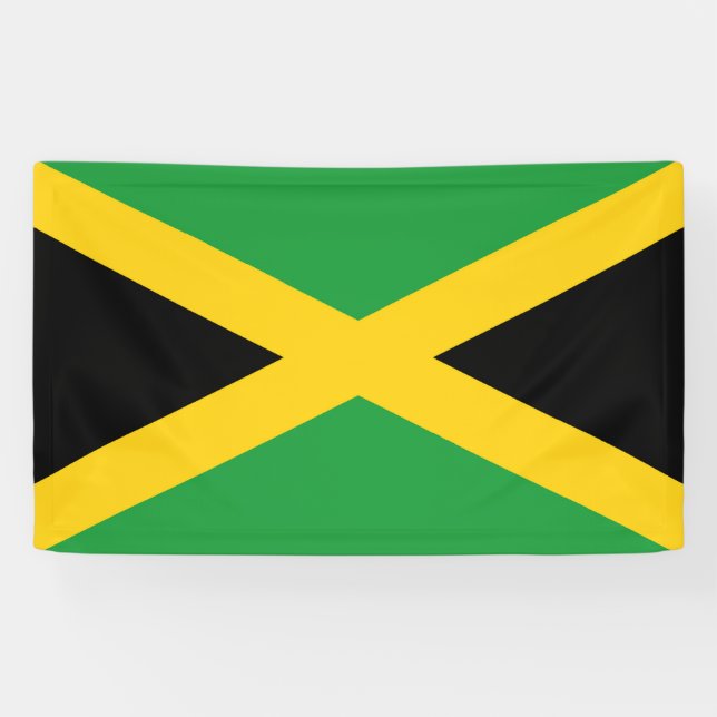 Banderoles Drapeau Jamaïque  (Horizontal)