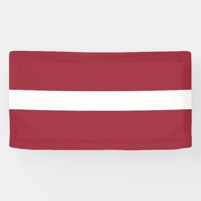 Banderoles Drapeau Lettonie (Horizontal)