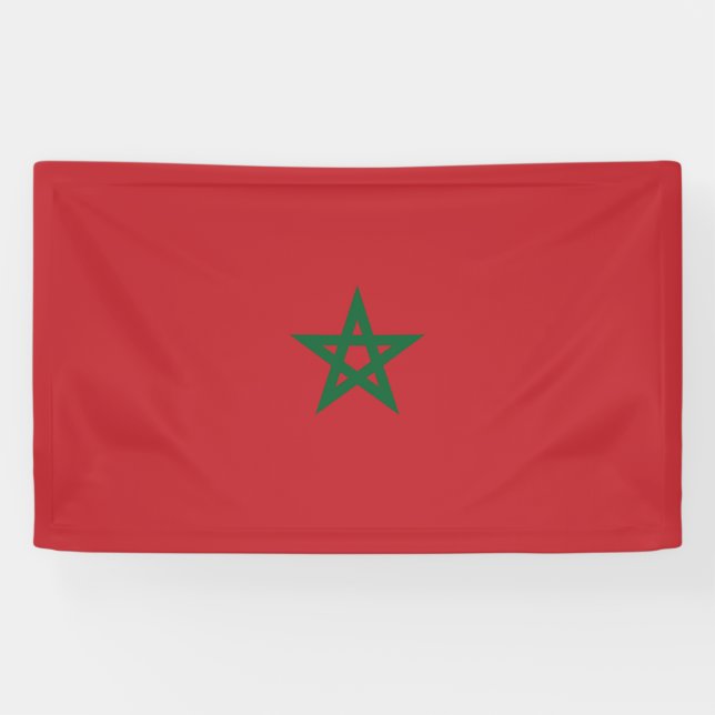 Banderoles Drapeau Maroc (Horizontal)