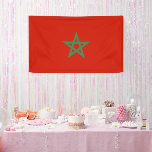 Banderoles drapeau marocain (Fête)