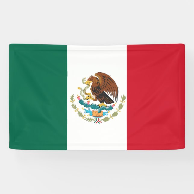 Banderoles Drapeau mexicain (Horizontal)