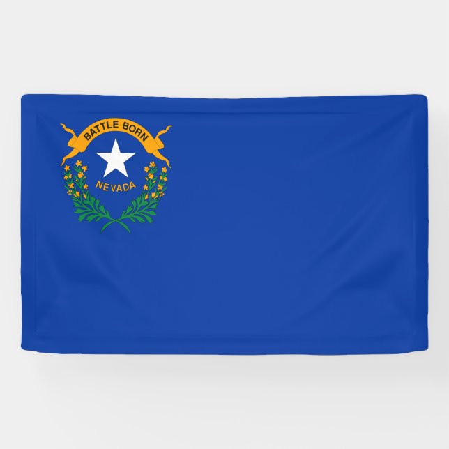 Banderoles Drapeau national du Nevada (Horizontal)