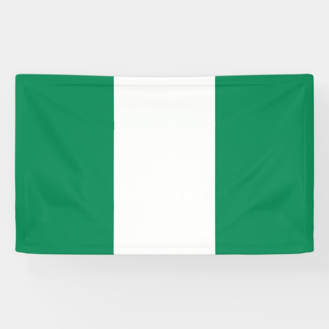 Banderoles Drapeau nigérian (Horizontal)