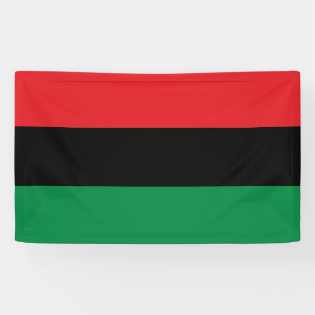 Banderoles Drapeau panafricain (Horizontal)