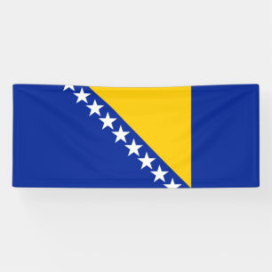 Banderoles Drapeau patriotique de Bosnie-Herzégovine