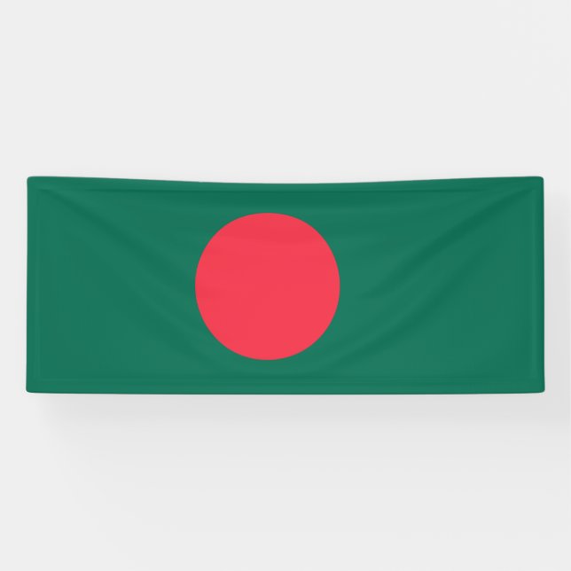Banderoles Drapeau patriotique du Bangladesh (Horizontal)