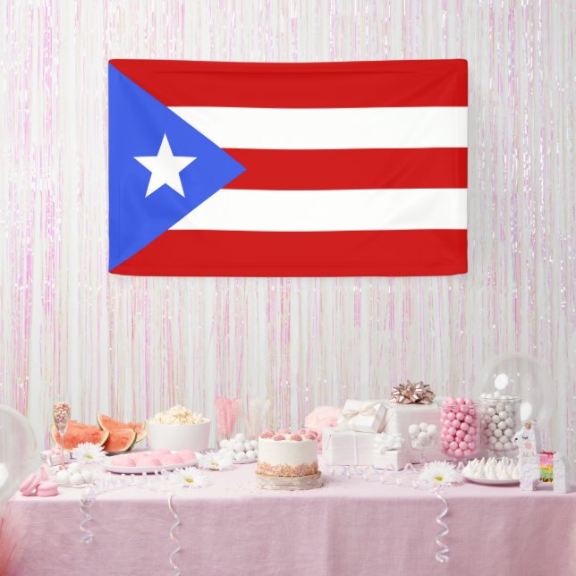 Banderoles Drapeau Porto Rico (Fête)