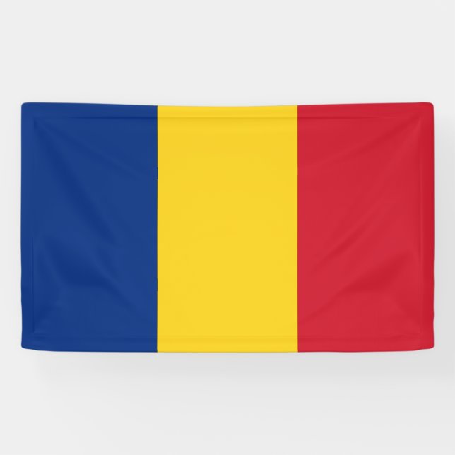 Banderoles Drapeau roumain (Roumanie) (Horizontal)