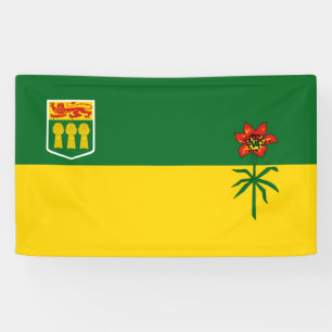 Banderoles Drapeau Saskatchewan