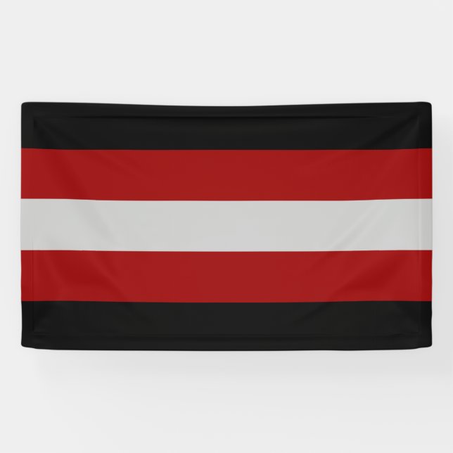 Banderoles Drapeau satanique (Satanisme) (Horizontal)