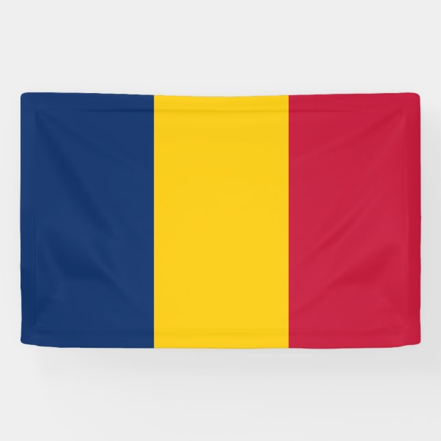 Banderoles Drapeau Tchad (Horizontal)