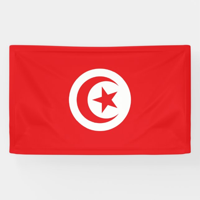 Banderoles Drapeau Tunisie (Horizontal)
