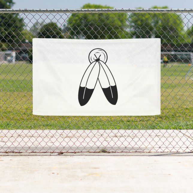 Banderoles Drapeau Two-Spirit (En situation)