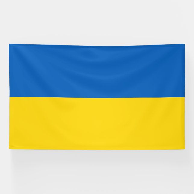 Banderoles Drapeau Ukraine (Horizontal)