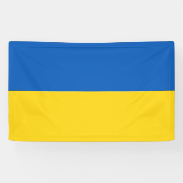 Banderoles Drapeau Ukraine (Horizontal)