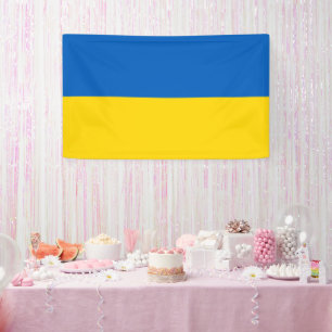 Banderoles Drapeau ukrainien