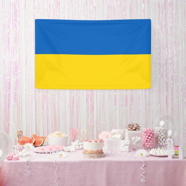 Banderoles Drapeau ukrainien (Fête)