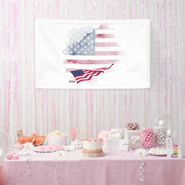 Banderoles Drapeau USA (Fête)