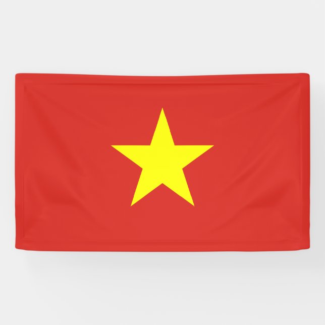 Banderoles Drapeau vietnamien (Vietnam) (Horizontal)