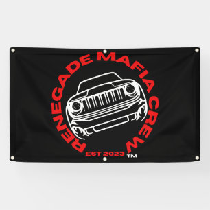 Banderoles Drapeau vinyle de l'équipage de mafia
