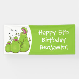 Banderoles Drôle carnivore carnivore carnivore plante dessin