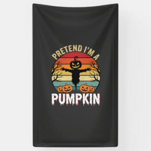 Banderoles Drôle de Halloween Prétendre que je suis une citro