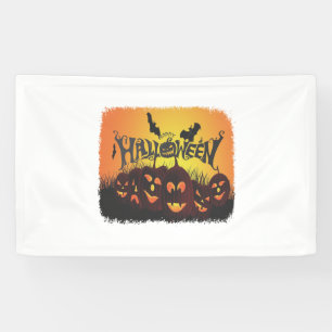 Banderoles Drôle Happy Halloween design