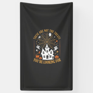 Banderoles Drôles de friandises d'Halloween Fantôme Conceptio