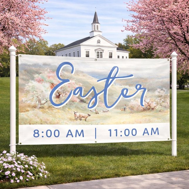 Banderoles Easter Service Church Banner (Créateur téléchargé)