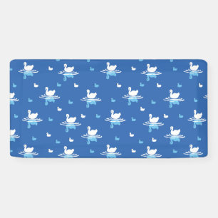 Banderoles Eaux sereines - Conception Motif de Swan Lake