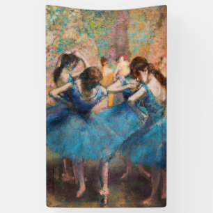 Banderoles Edgar Degas - Danseurs en bleu