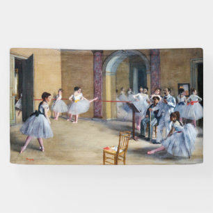 Banderoles Edgar Degas - Foyer de danse, Opéra rue Le Peletie