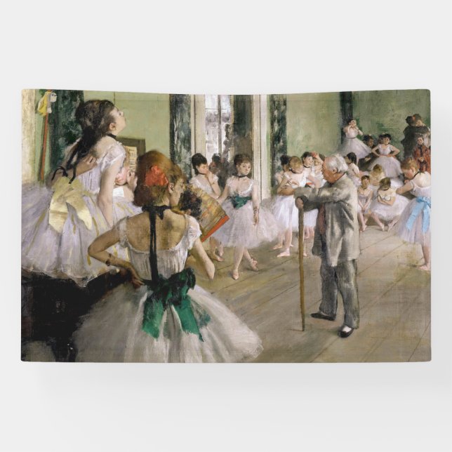 Banderoles Edgar Degas - La Classe de danse (Horizontal)