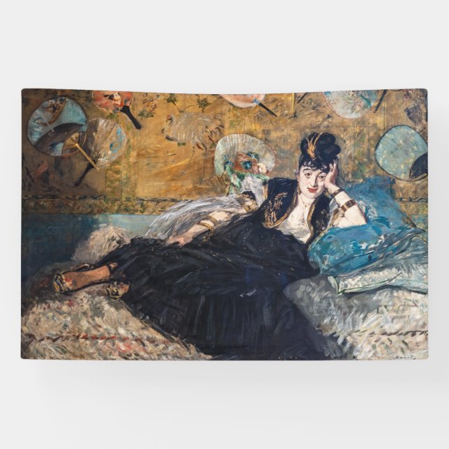 Banderoles Edouard Manet - Dame aux Éventails (Horizontal)