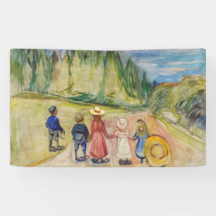 Banderoles Edvard Munch - La forêt Fairytale