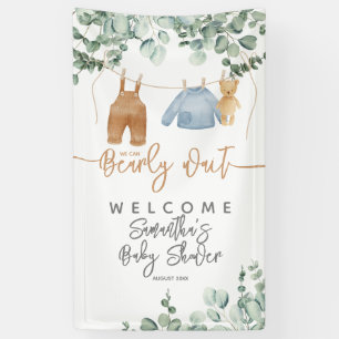 Banderoles Eeucalyptus vert Baby shower d'attente précoce Wel