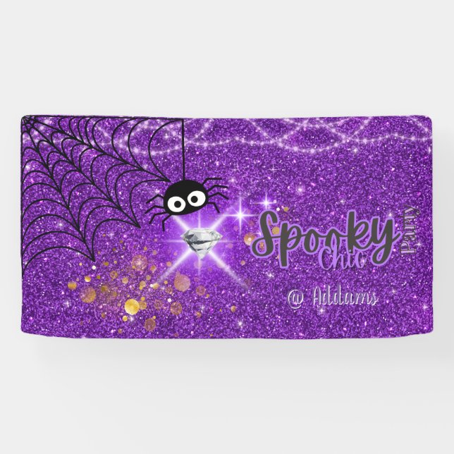 Banderoles Éffrayant Chic Halloween (Horizontal)