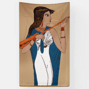 Banderoles Egyptien du grec ancien de Theban