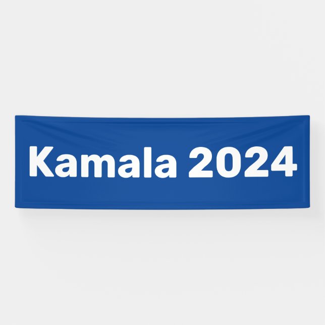 Banderoles Élection présidentielle de Kamala 2024 (Horizontal)