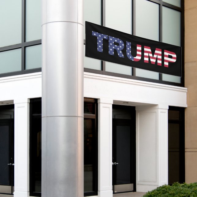 Banderoles Élection Trump 2024 Amérique (Bâtiment extérieur)