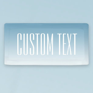 Banderoles Élégant et élégant, texte et couleur Ombre